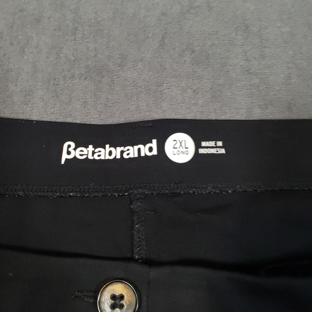 Betabrand Dress Pant‎ Yoga Pants Womens 2XL Long Black Straight Leg Stretch - Picture 4 of 9